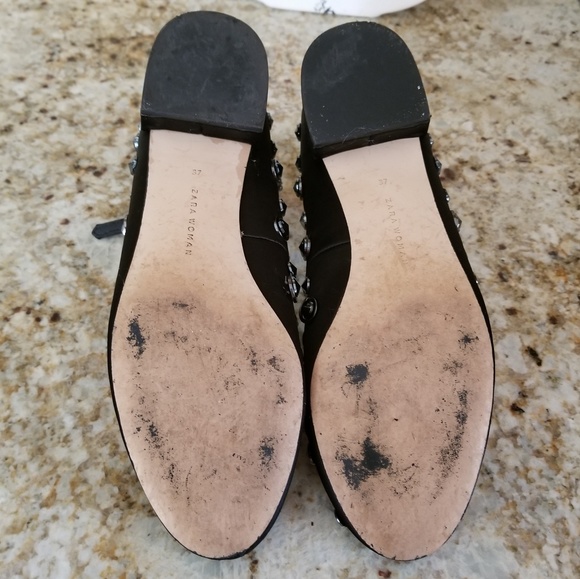 Zara Rhinestone Flats - Picture 7 of 8